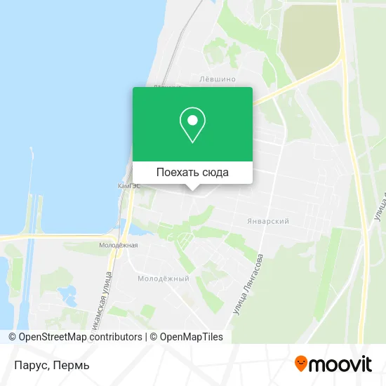 Карта Парус