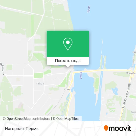 Карта Нагорная
