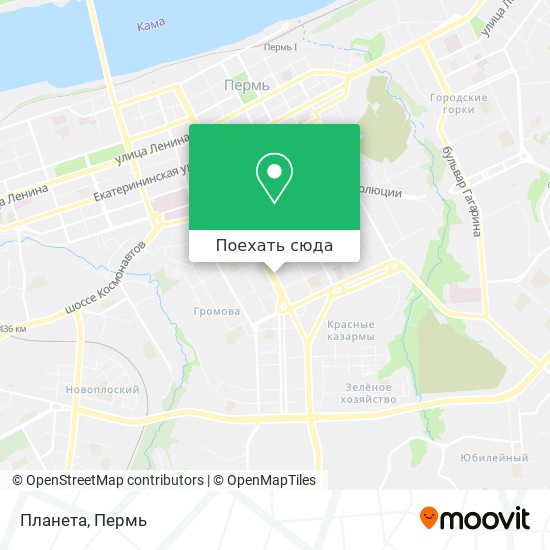 Карта Планета