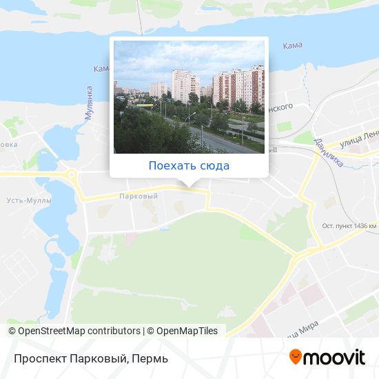 Карта Проспект Парковый