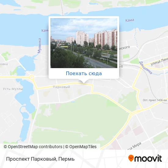 Карта Проспект Парковый