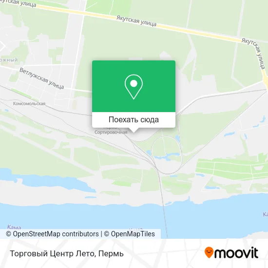 Карта Торговый Центр Лето