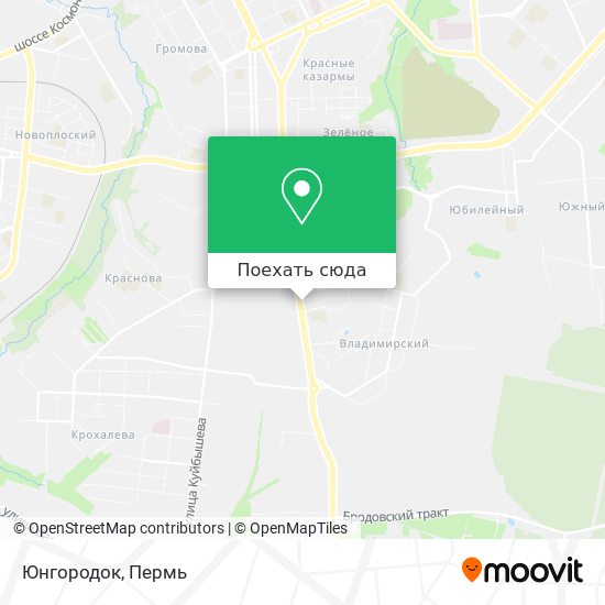 Карта Юнгородок