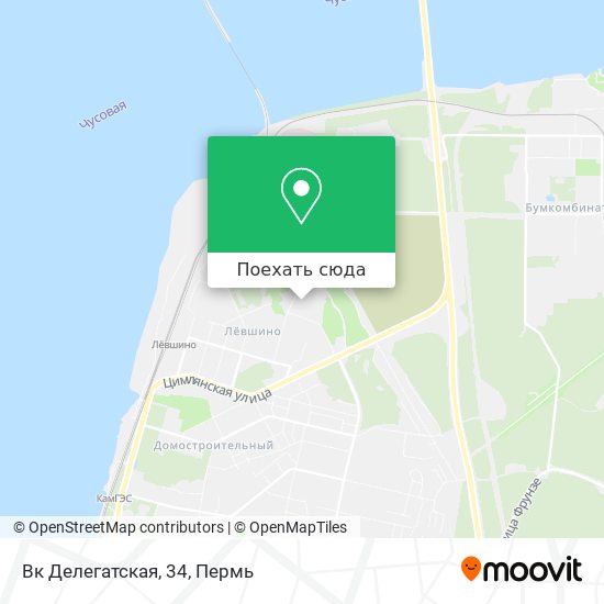 Карта Вк Делегатская, 34