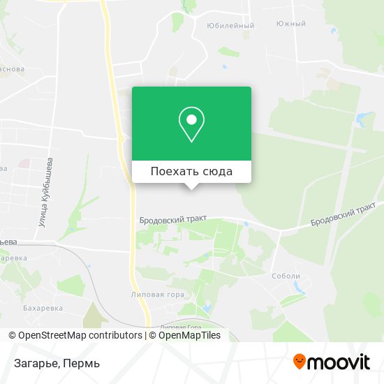 Карта Загарье