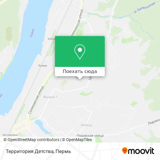 Карта Территория Детства