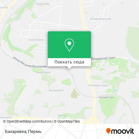 Карта Бахаревка