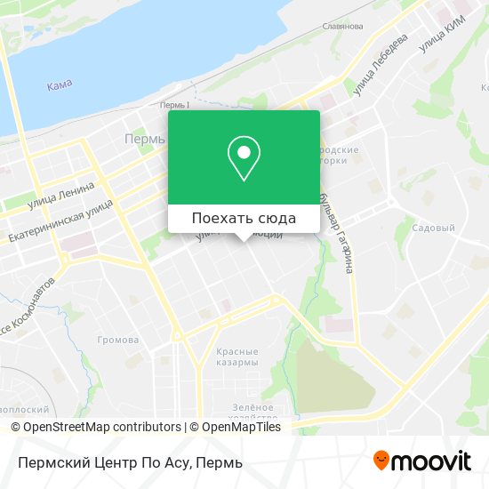 Карта Пермский Центр По Асу