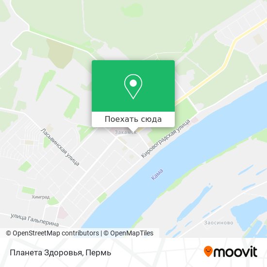 Карта Планета Здоровья