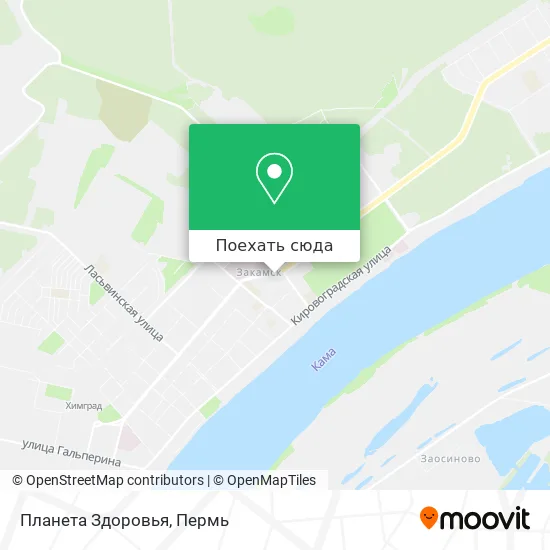 Карта Планета Здоровья