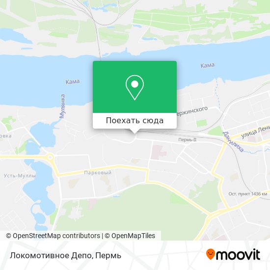 Карта Локомотивное Депо