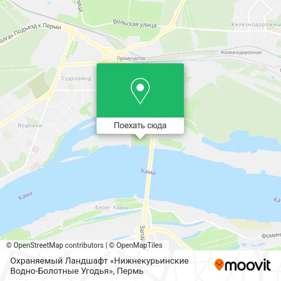 Карта Охраняемый Ландшафт «Нижнекурьинские Водно-Болотные Угодья»
