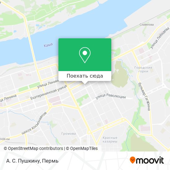 Карта А. С. Пушкину