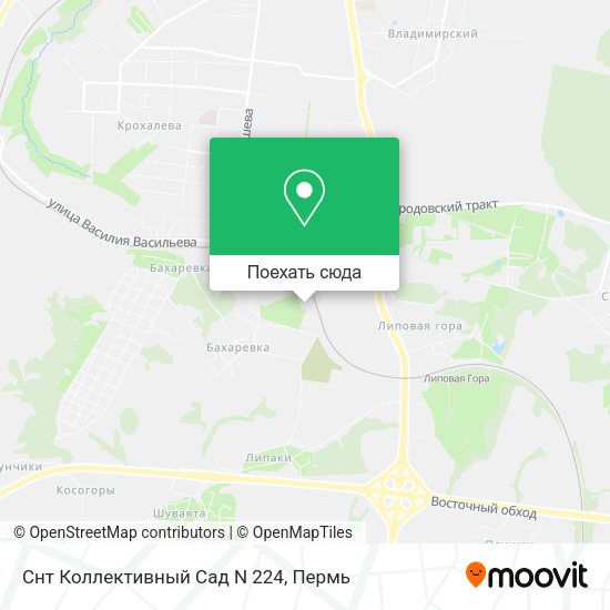 Карта Снт Коллективный Сад N 224