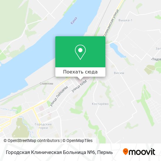 Ул ким 2 в перми больница карта