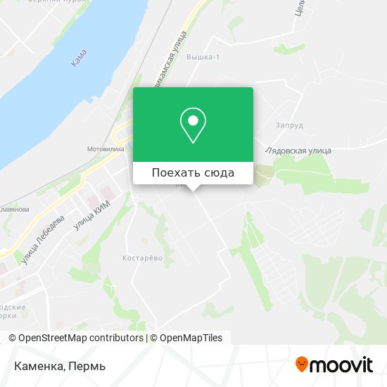 Карта Каменка