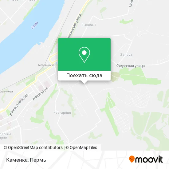 Карта Каменка