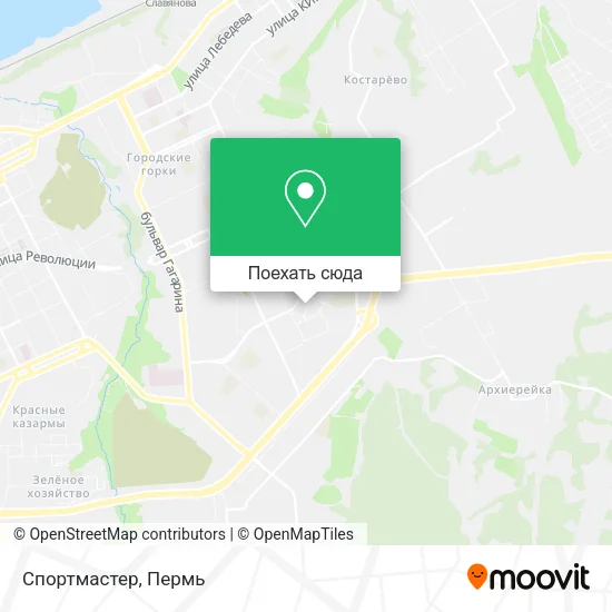 Карта Спортмастер