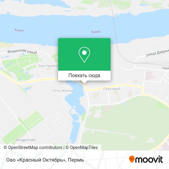 Карта Оао «Красный Октябрь»