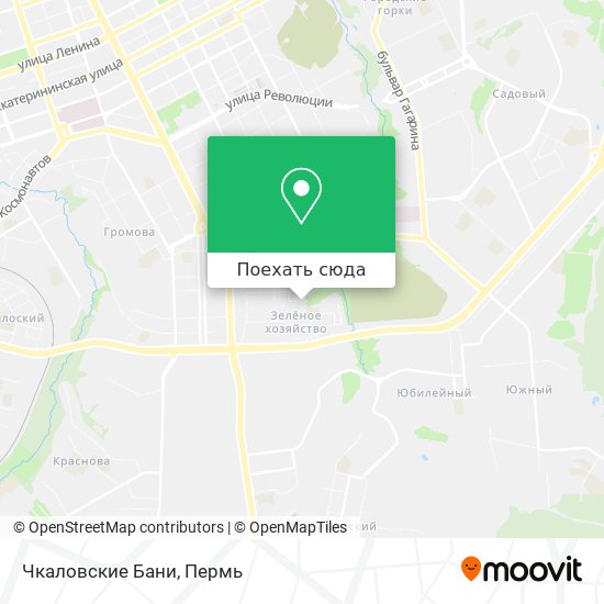 Карта Чкаловские Бани