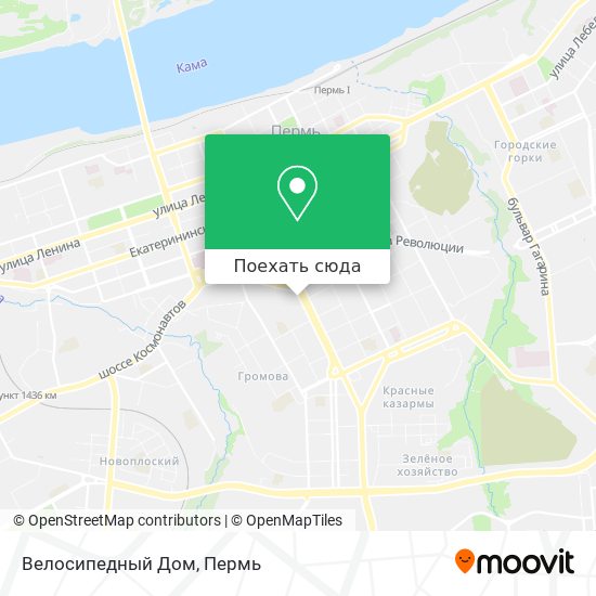 Карта Велосипедный Дом