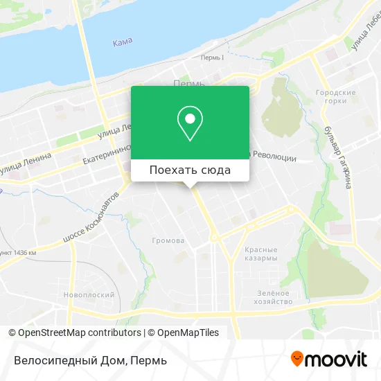 Карта Велосипедный Дом