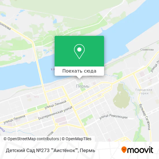 Карта Детский Сад №273 ""Аистёнок""