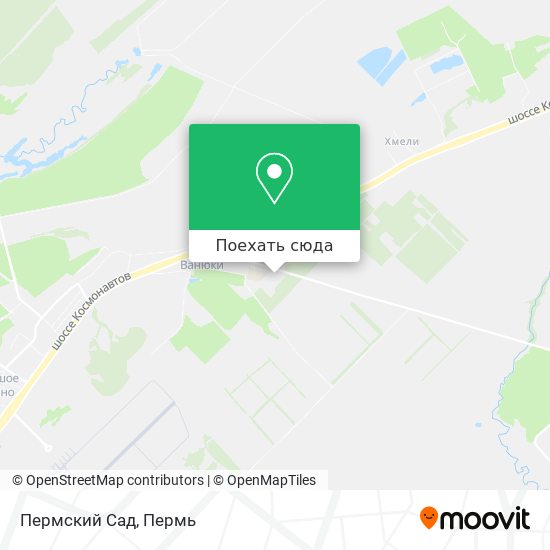 Карта Пермский Сад