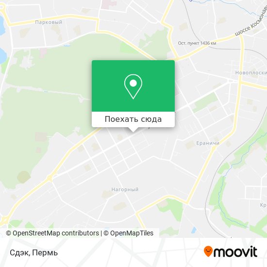 Карта Сдэк