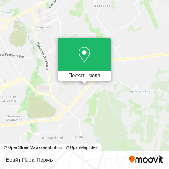 Карта Брайт Парк
