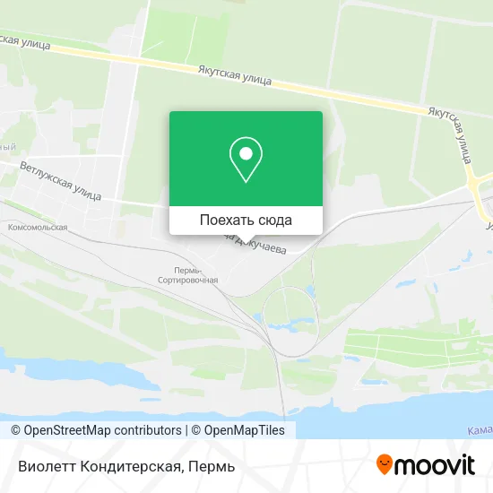 Карта Виолетт Кондитерская