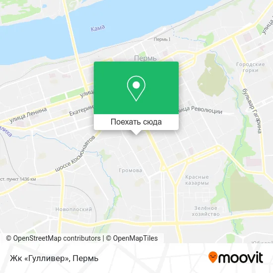 Карта Жк «Гулливер»