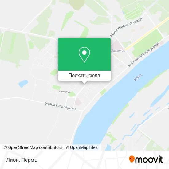 Карта Лион