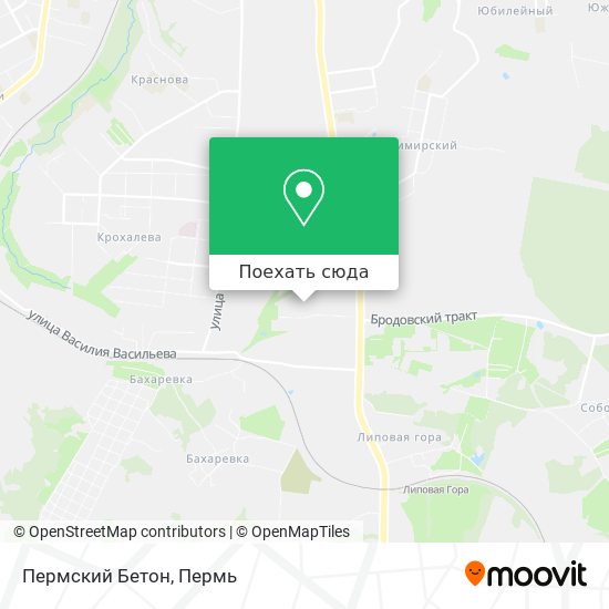 Карта Пермский Бетон