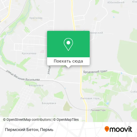 Карта Пермский Бетон