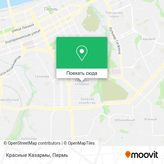 Карта Красные Казармы