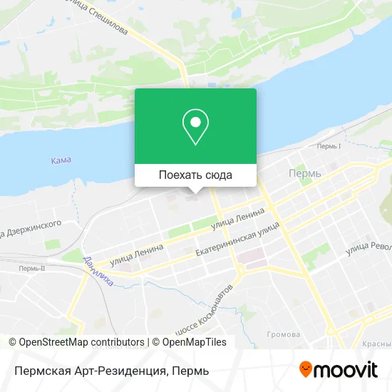 Карта Пермская Арт-Резиденция