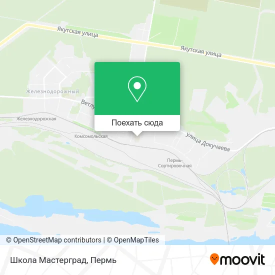 Карта Школа Мастерград