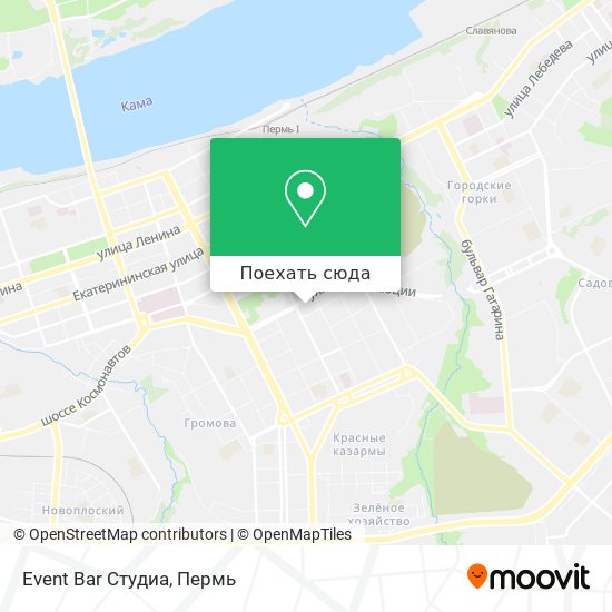 Карта Event Bar Студиа