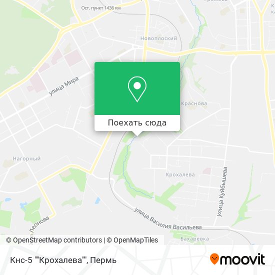 Карта Кнс-5 ""Крохалева""