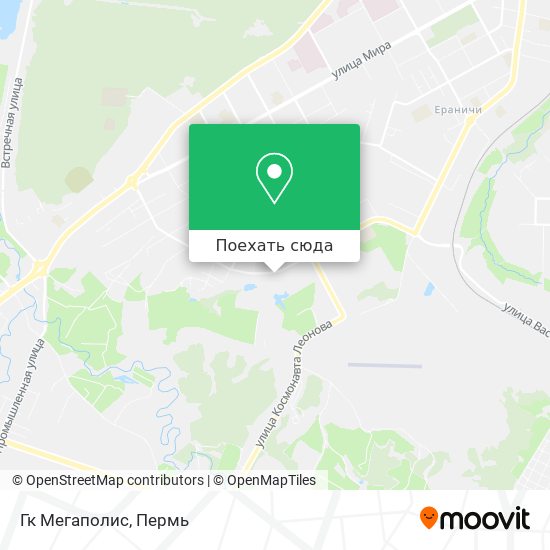 Карта Гк Мегаполис