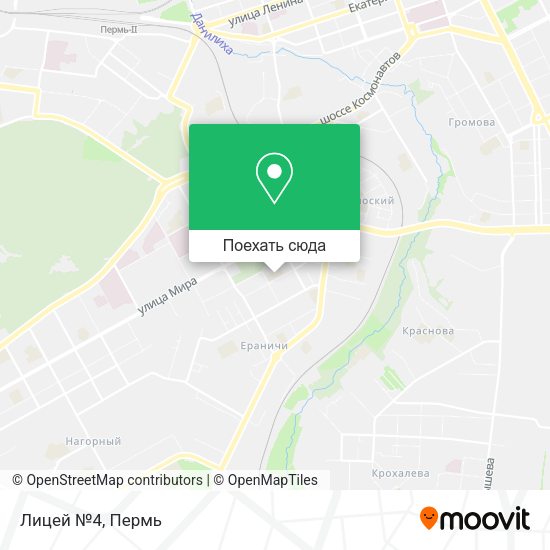 Карта Лицей №4