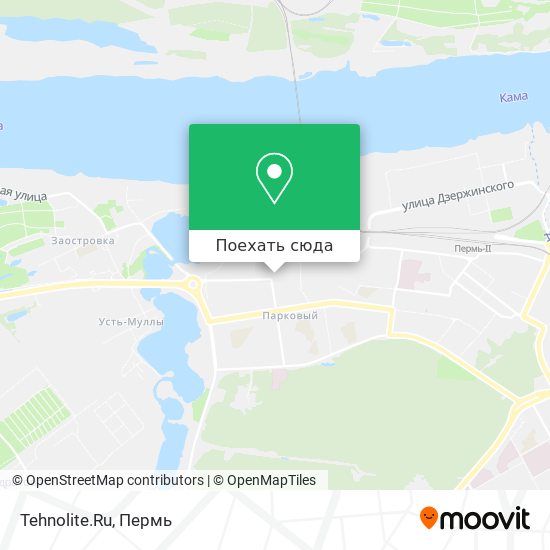 Карта Tehnolite.Ru