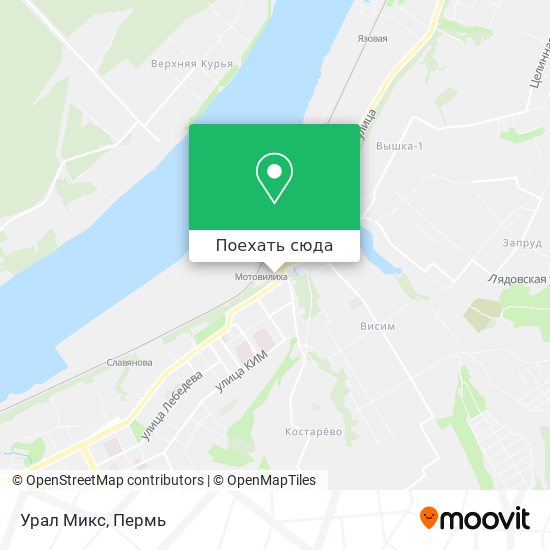Карта Урал Микс