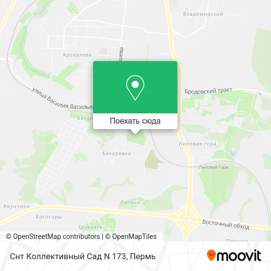 Карта Снт Коллективный Сад N 173