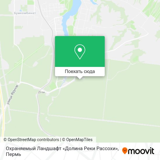 Карта Охраняемый Ландшафт «Долина Реки Рассохи»