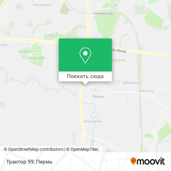 Карта Трактор 59