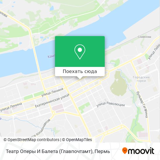 Карта Театр Оперы И Балета (Главпочтамт)