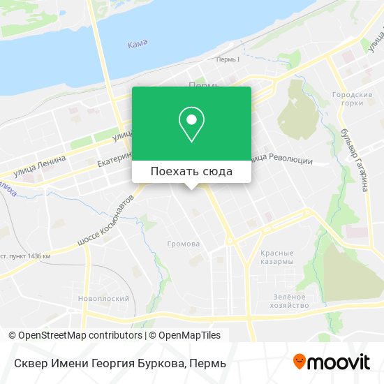 Карта Сквер Имени Георгия Буркова