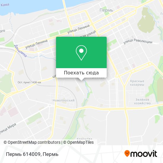 Карта Пермь 614009